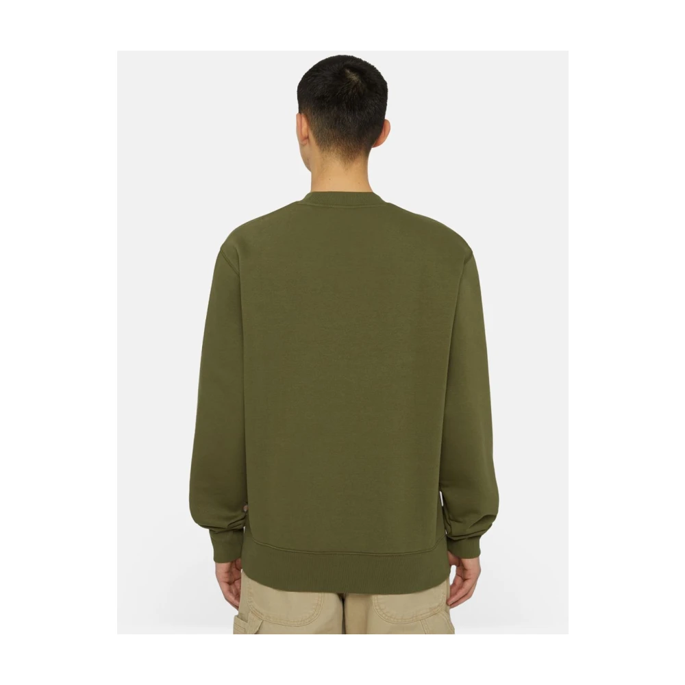 Dickies Summerdale Crewneck Sweatshirt Heren Green Heren