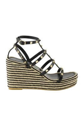 Rockstud Wedge Sandal