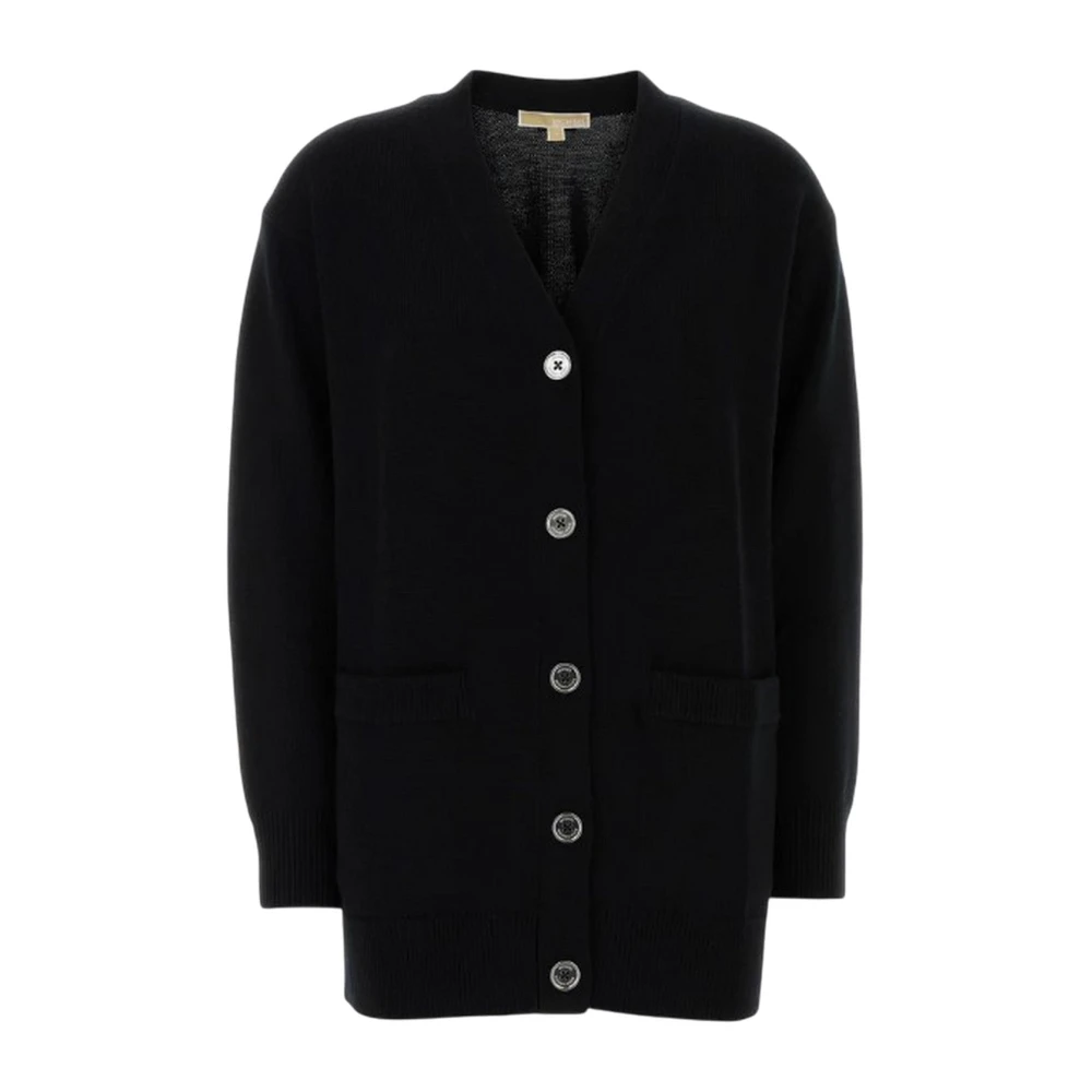 Michael Kors Women's Black Cardigans, Xs, Maglieria E Felpe Poliestere
