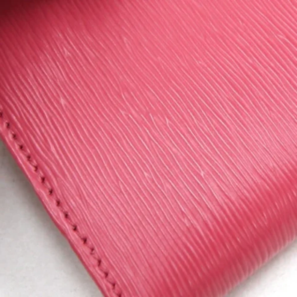 Prada Vintage Pre-owned Leather wallets Pink Dames