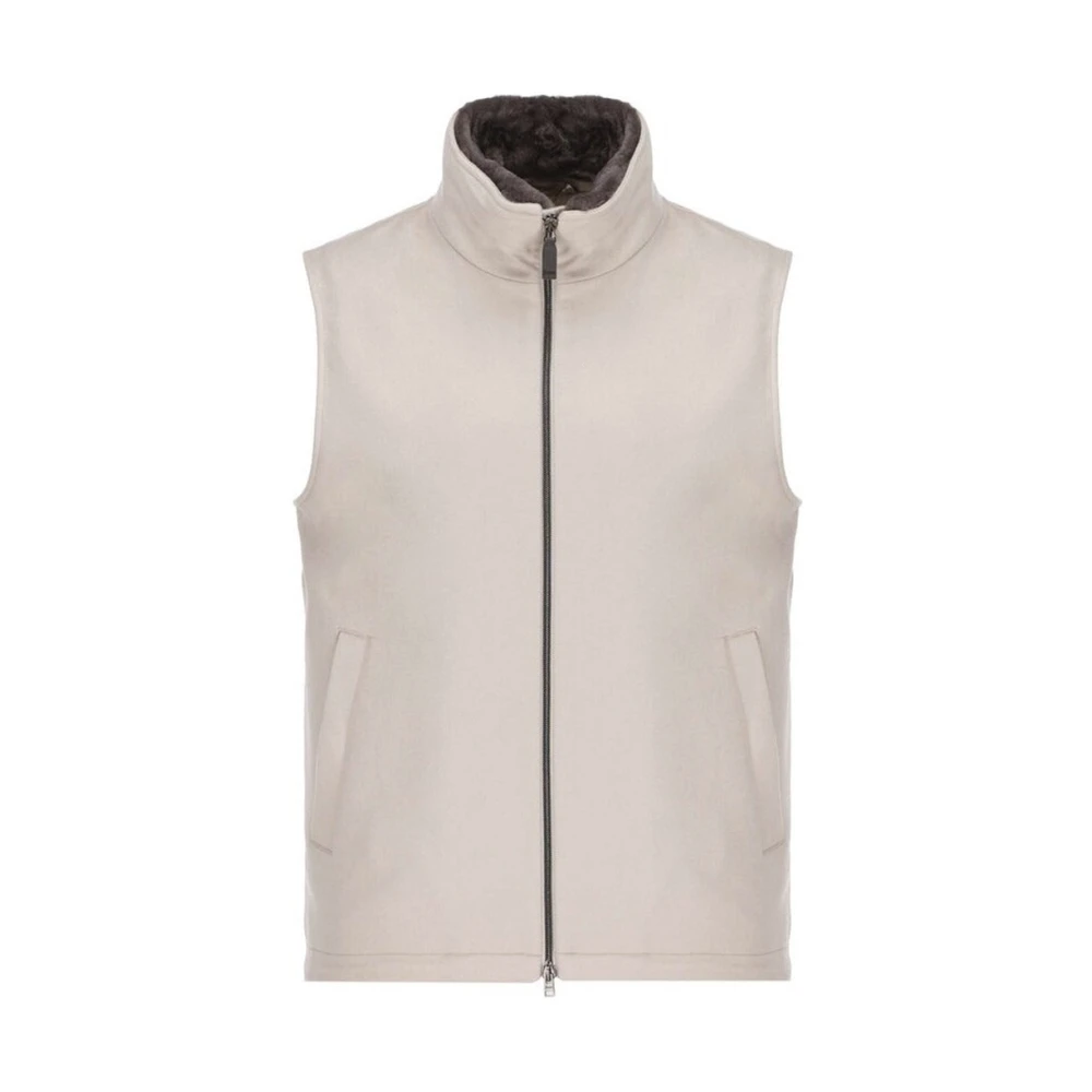Herno - Jackets > Vests - Beige - Herno - Modalova