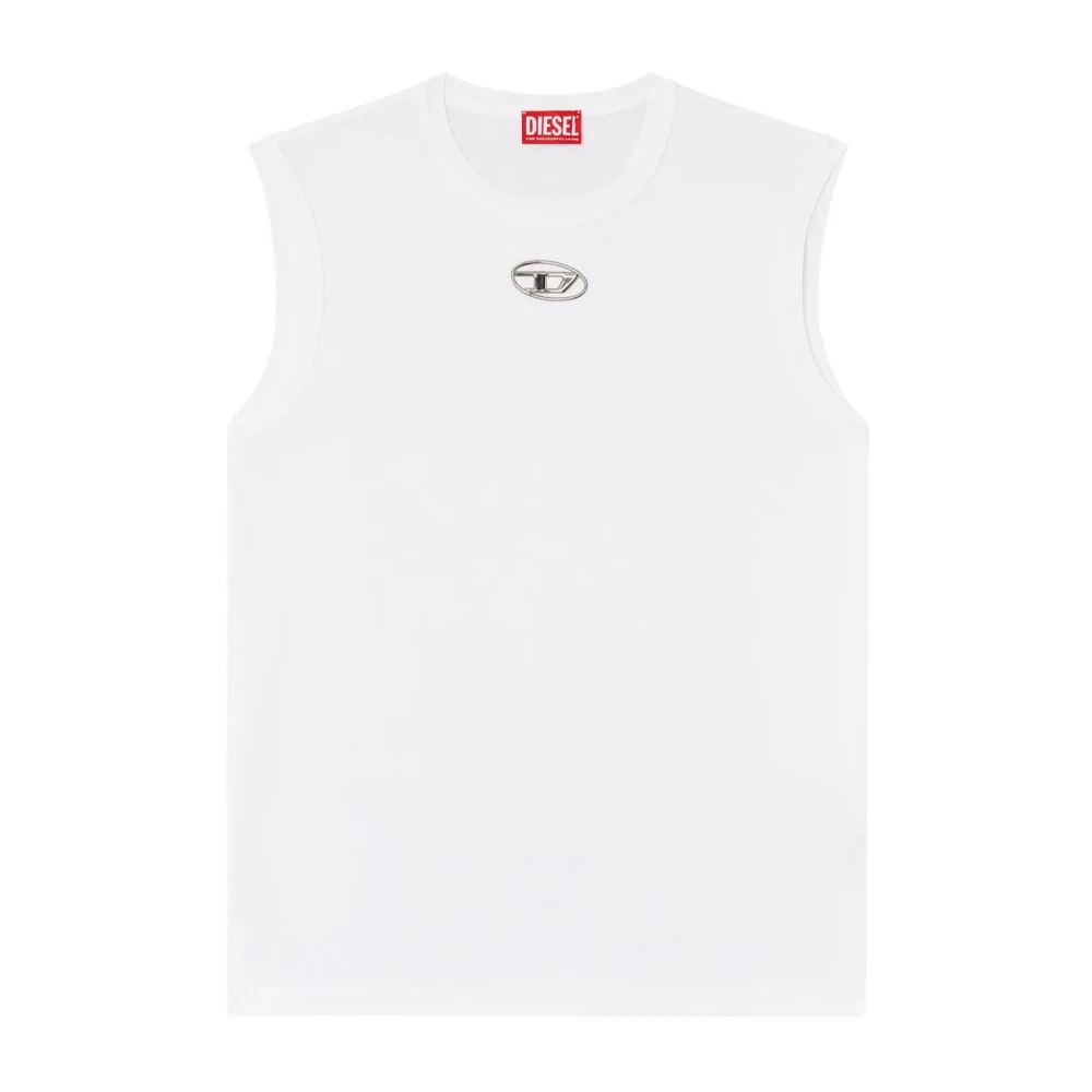 Diesel Hombre Blanco Camisetas, Talla: Xl