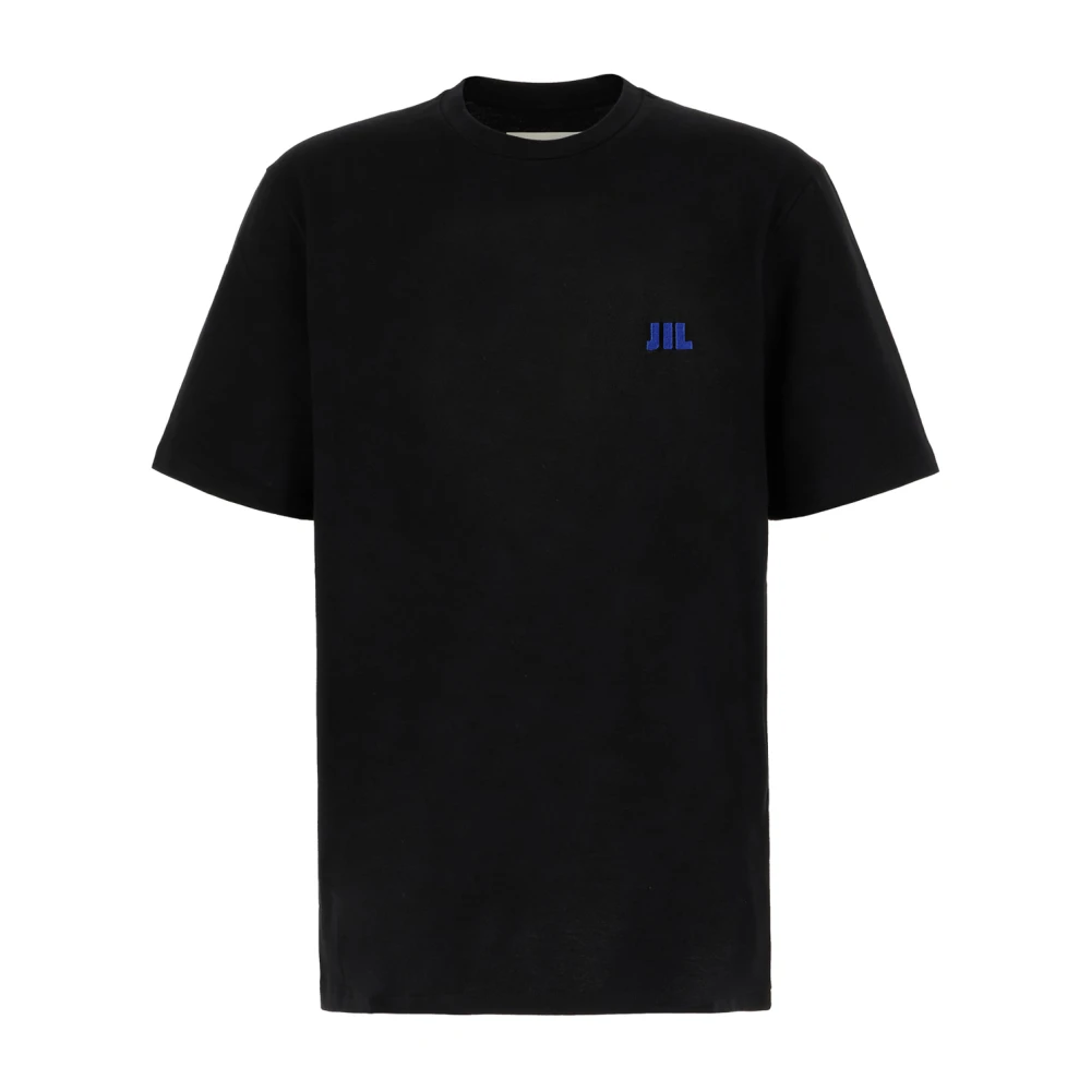 Jil Sander Hombre Negro - Camiseta De Algodón Con Cuello Redondo - Tops - Xl