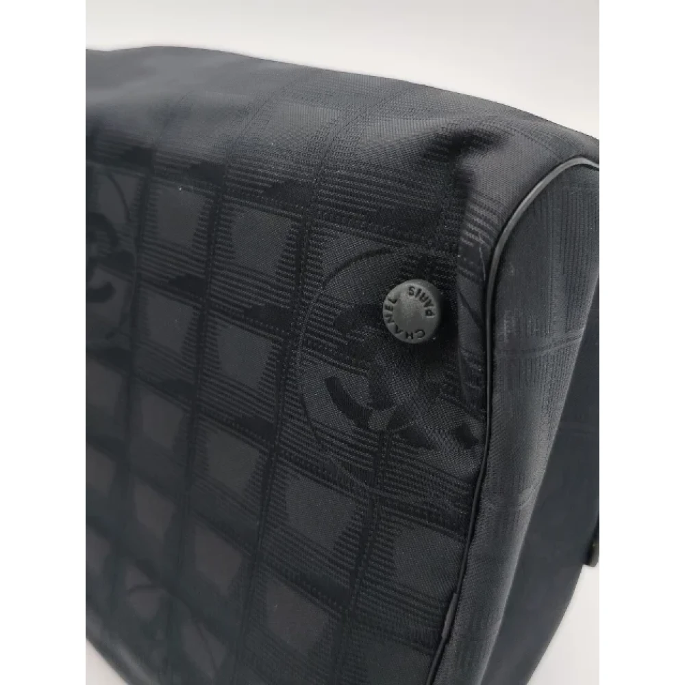 Chanel Vintage Pre-owned Nylon chanel-bags Black Dames
