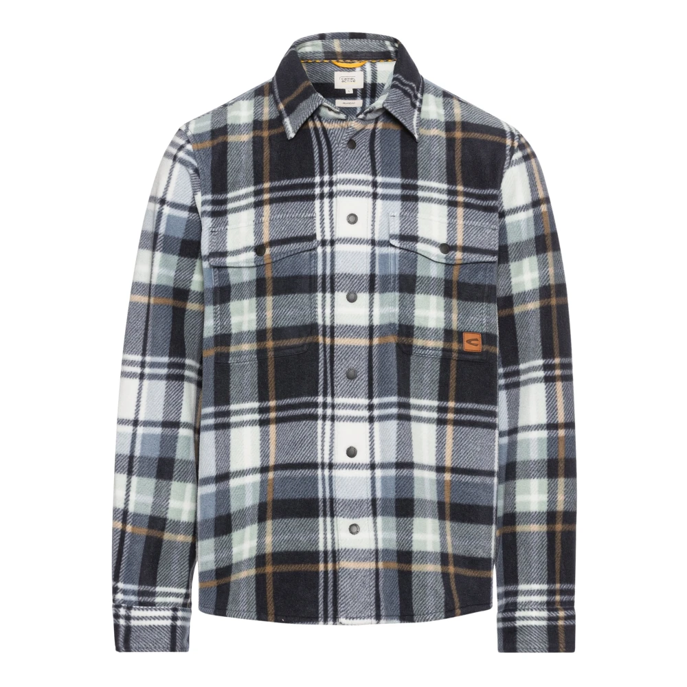 Camel active Geruite Overshirt Multicolor Heren