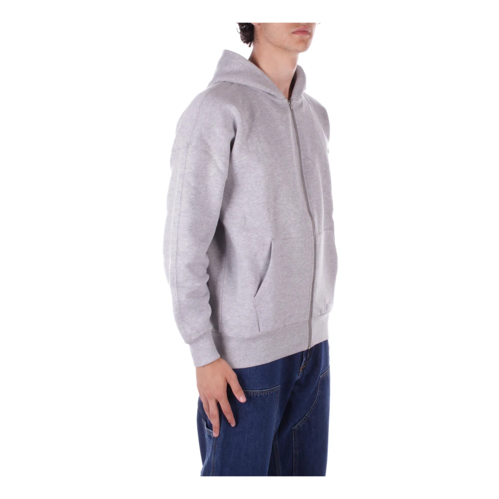 Only & Sons Lichtgrijze Hoodie Met Rits Gray Heren