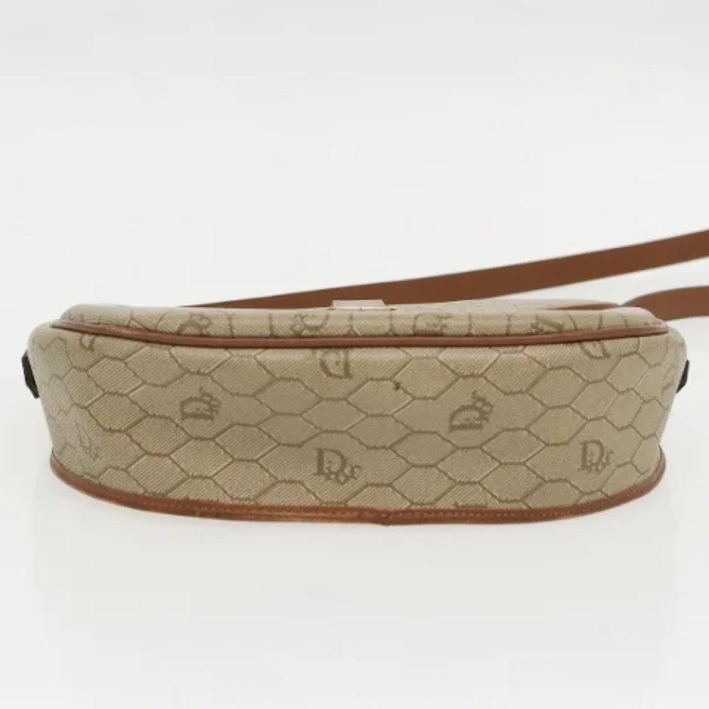 Dior Vintage Pre-owned Canvas dior-bags Beige Dames