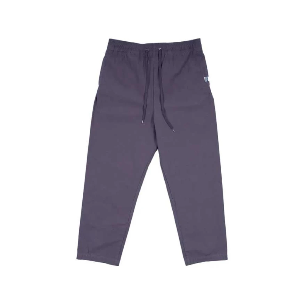 Mihara Yasuhiro Paarse Canvas Geen Naad Broek Purple Heren