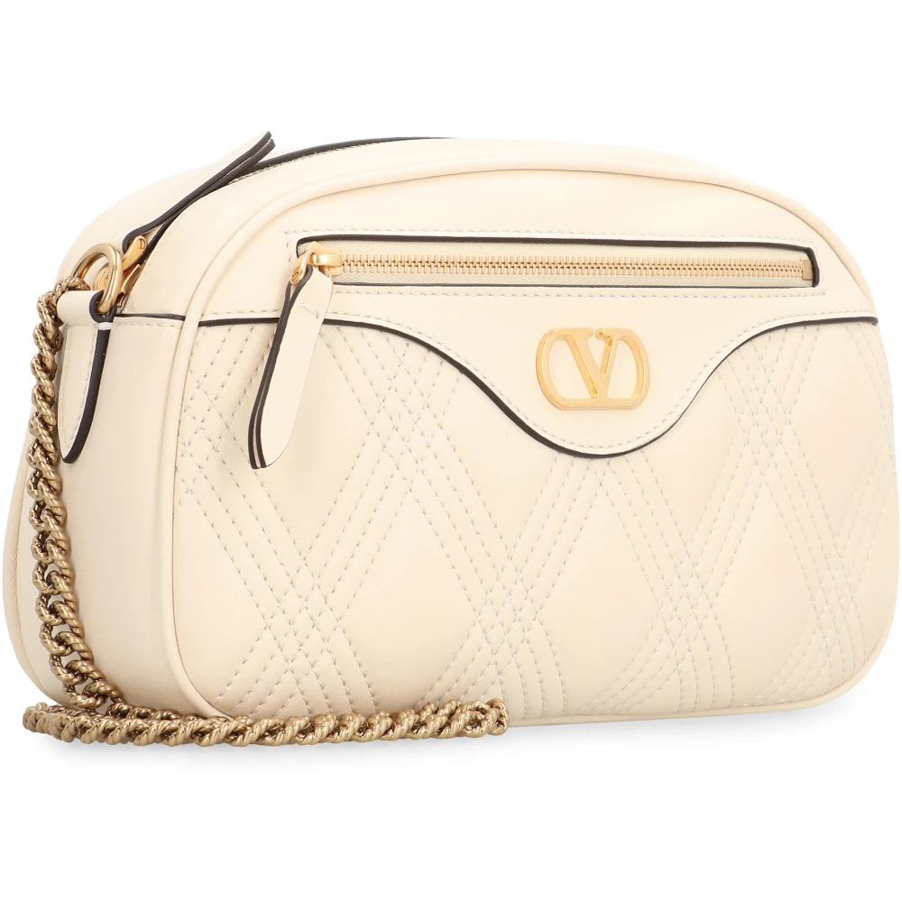 Valentino Quiltie 67 Schoudertas in Nappa Black Dames