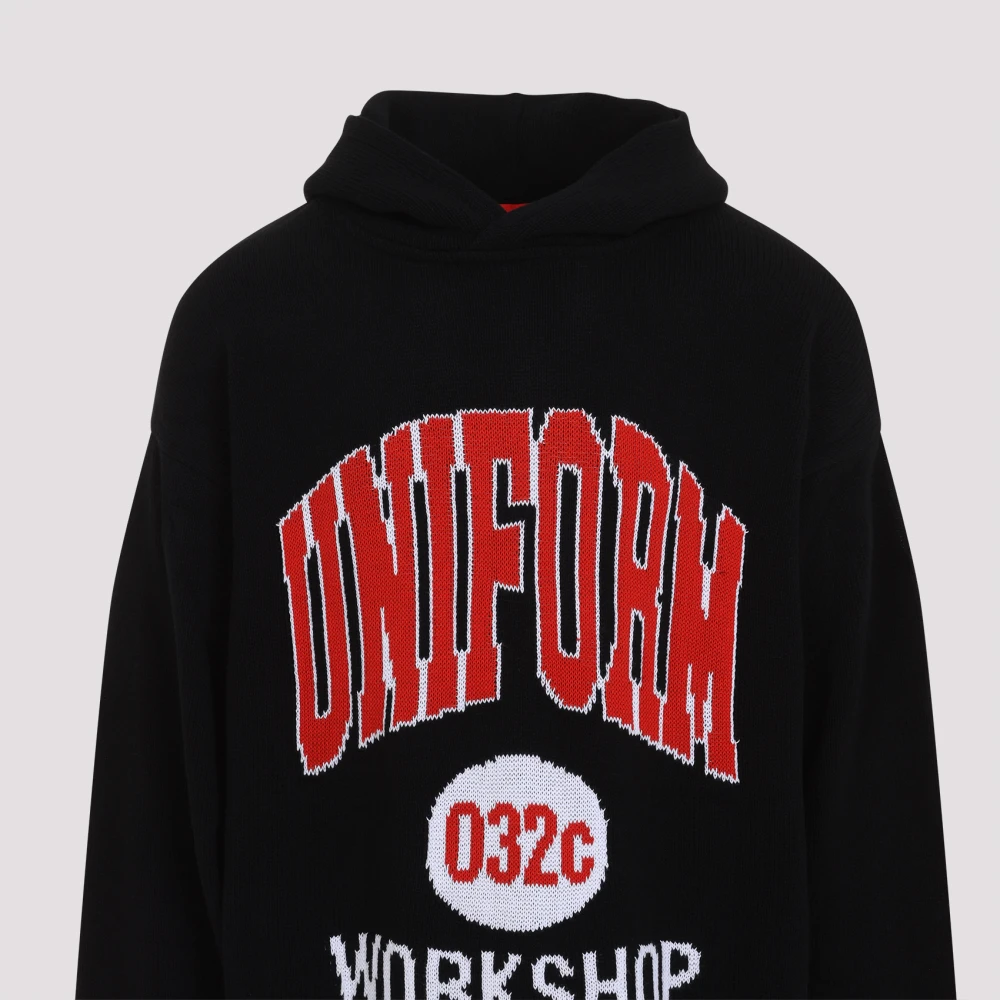 032c Zwarte Sweatshirt Stijl Comfort Katoen Black Heren