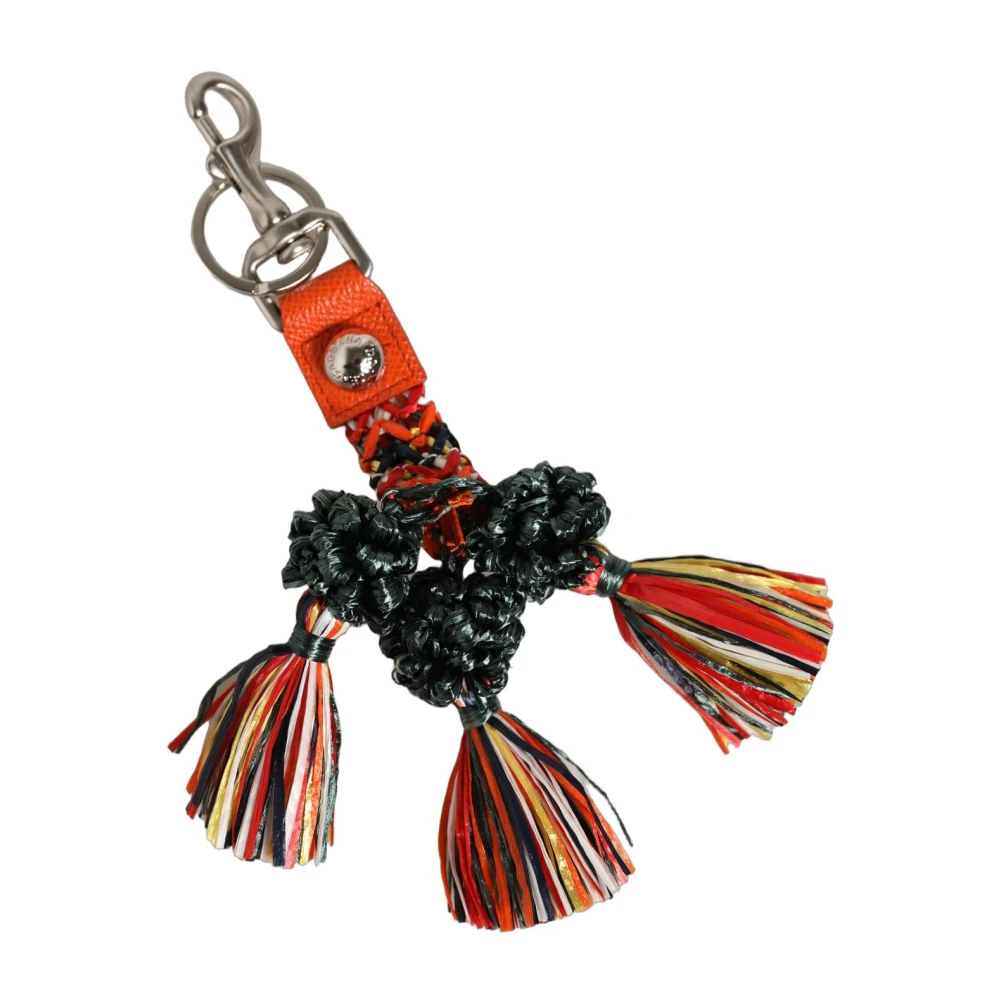 Dolce & Gabbana , Keychains, Female, Multicolor, One Size, Clasp Finder Chain Keyring - Image 3