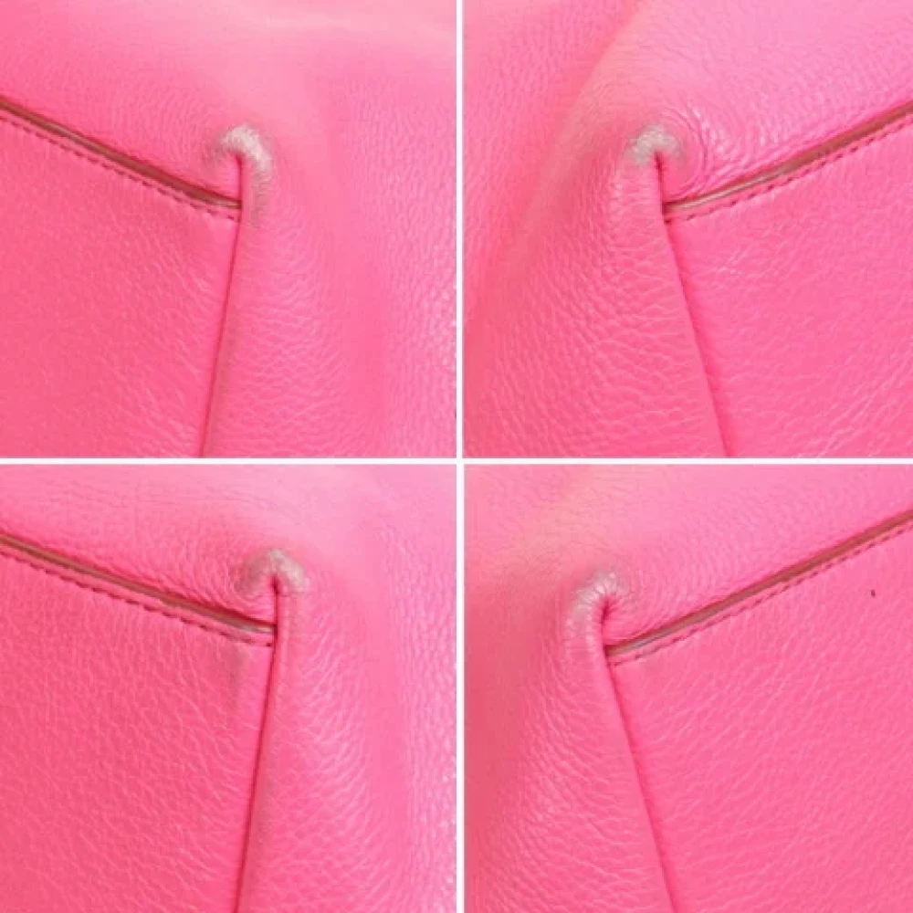 Coach Pre-owned Leather shoulder-bags Pink Dames