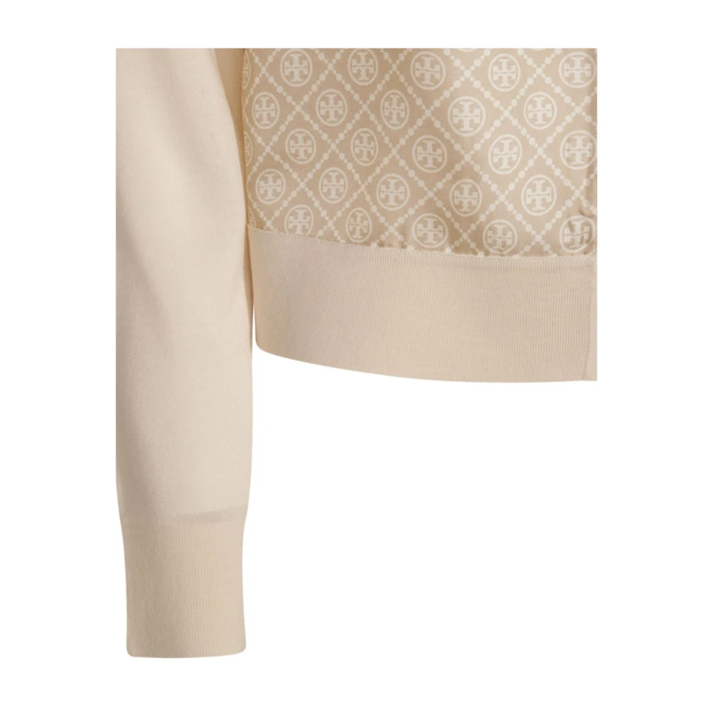 TORY BURCH Beige Sweater Collectie Beige Dames