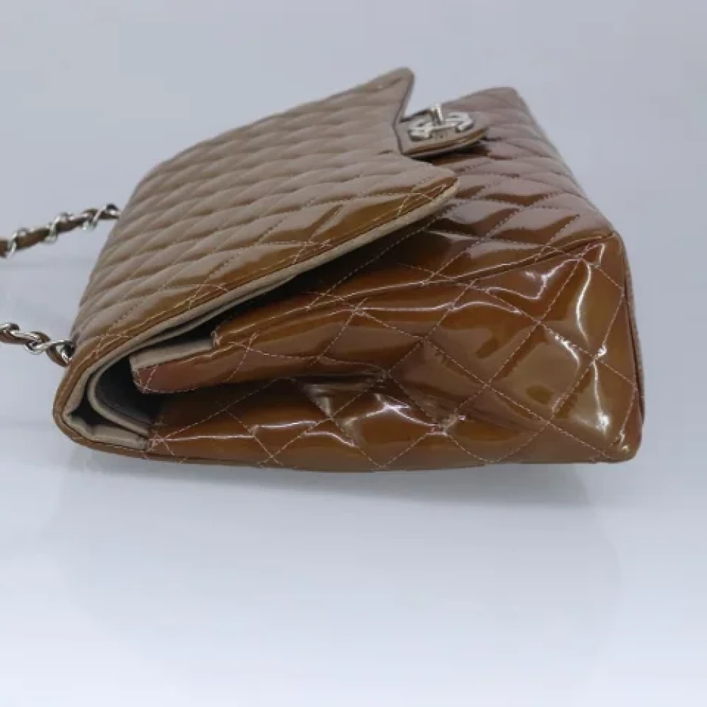 Chanel Vintage Pre-owned Canvas chanel-bags Brown Dames
