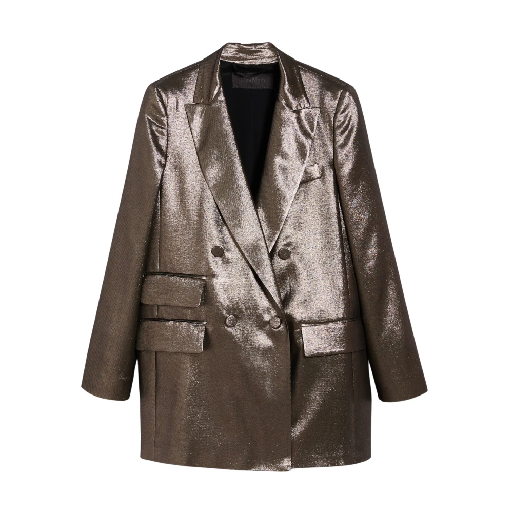 Max Mara Brown Stylish Edro Jacket - Female - Blazers - 2XS - Jackets