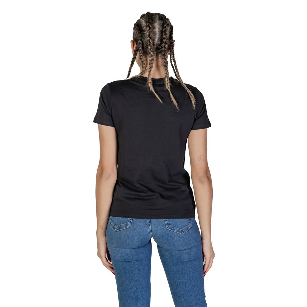 Guess Zwarte Katoenen Dames T-shirt Black Dames