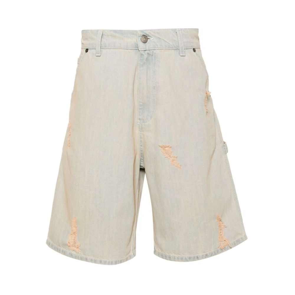 Msgm Casual Shorts Blue Heren