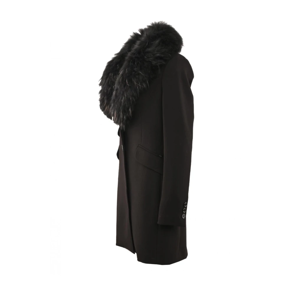 Kocca Wollen jassen en trenchcoats Black Dames