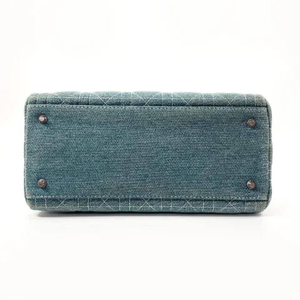 Dior Vintage Pre-owned Denim dior-bags Blue Dames