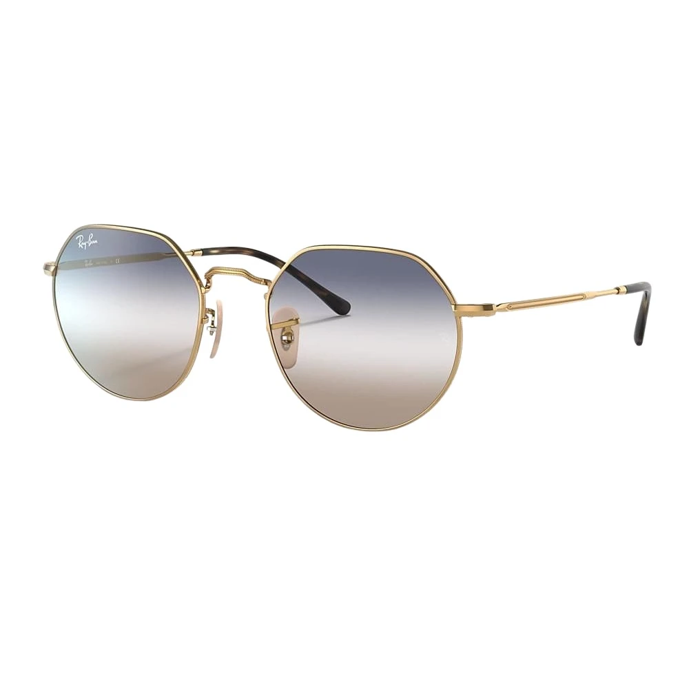 Ray-Ban Unisex Sunglass Jack - Frame color: Arista Gold, Lens color: Clear/Blue - Image 4