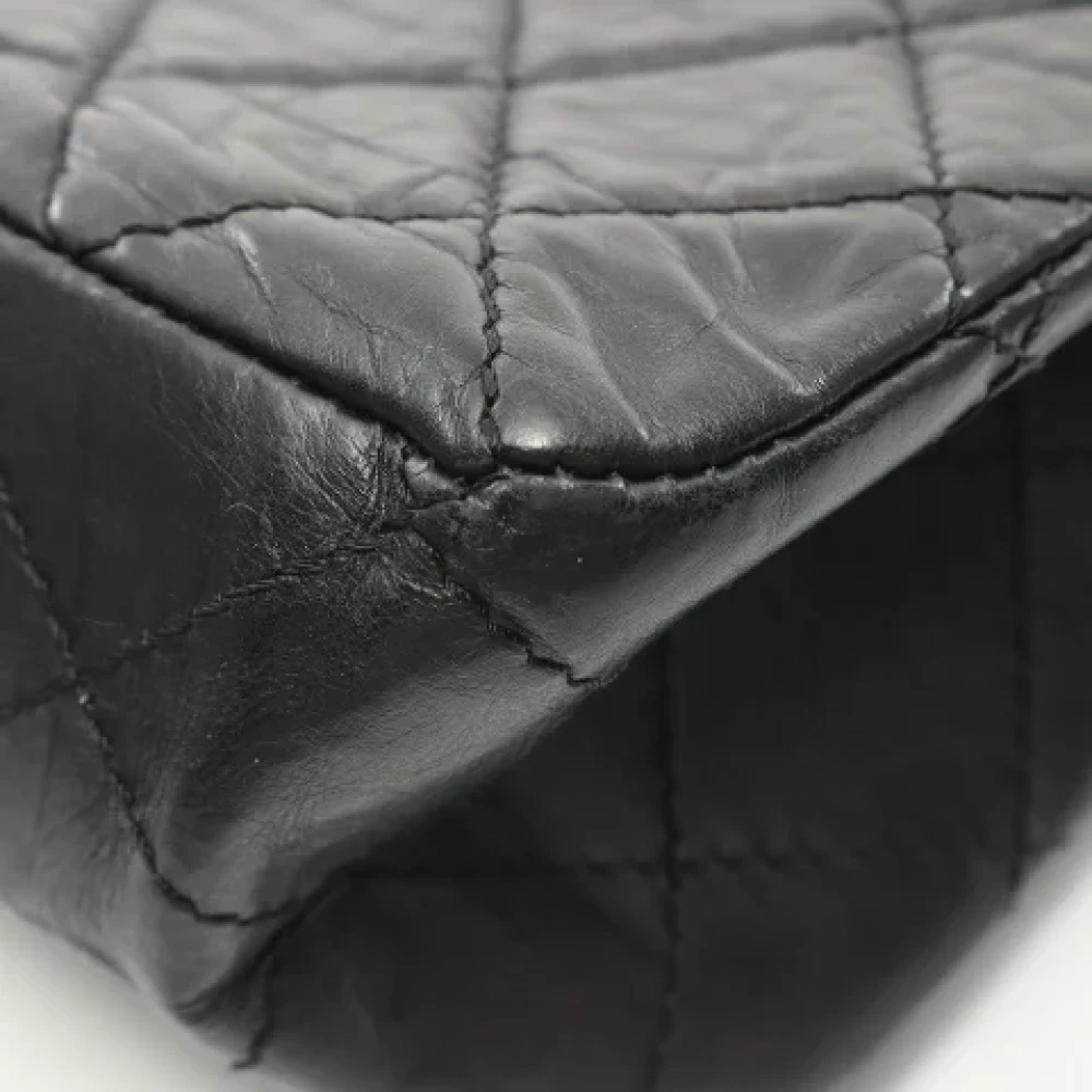 Chanel Vintage Pre-owned Leather shoulder-bags Black Dames