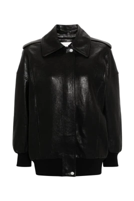 Classic Collar Leather Jacket