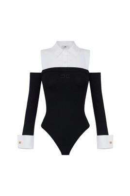 haut-noir-en-tricot-avec-epaules-en-popeline
