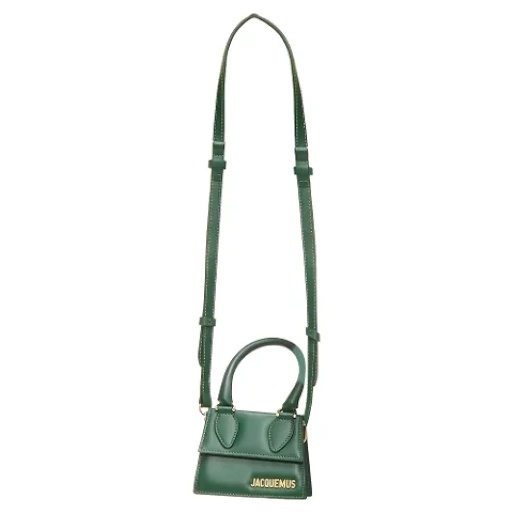 Jacquemus Pre-owned Leather handbags Green Dames