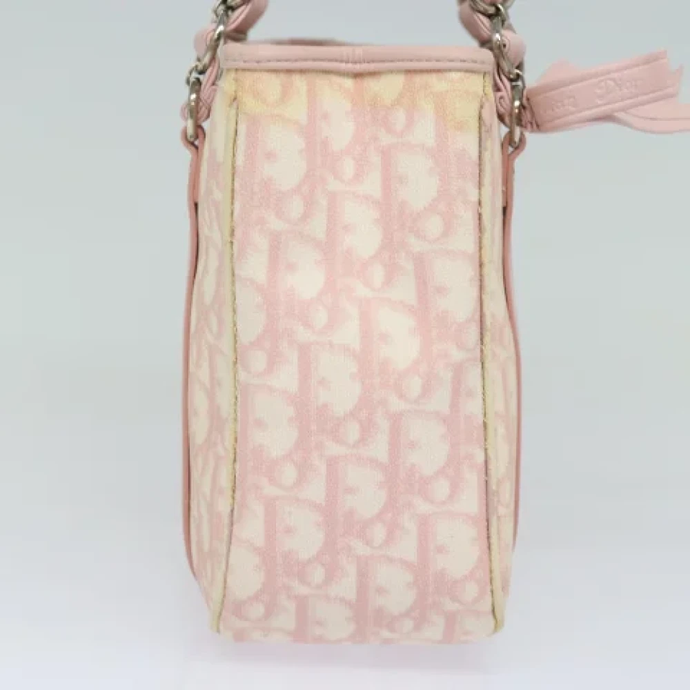 Dior Vintage Pre-owned Leather handbags Pink Dames