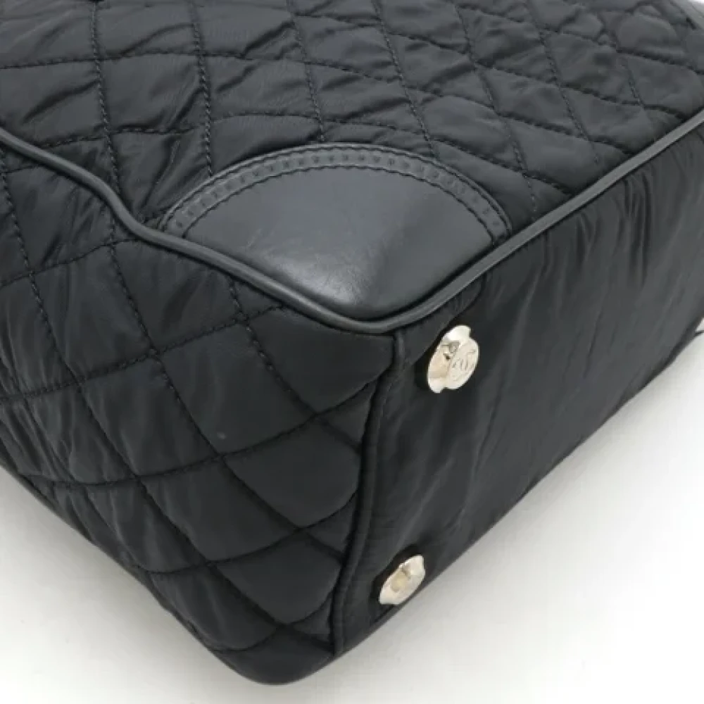 Chanel Vintage Pre-owned Leather handbags Black Dames
