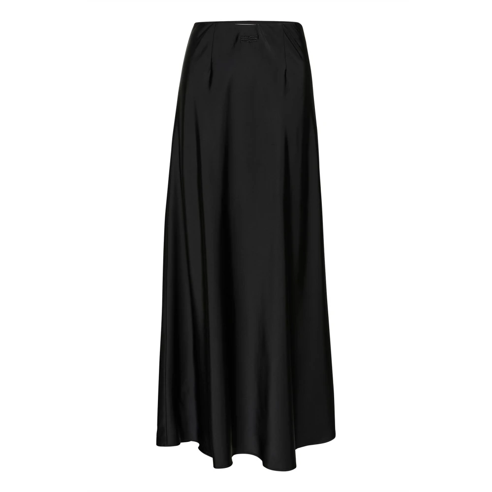 Gestuz Hoge Taille Zwarte Rok Black Dames