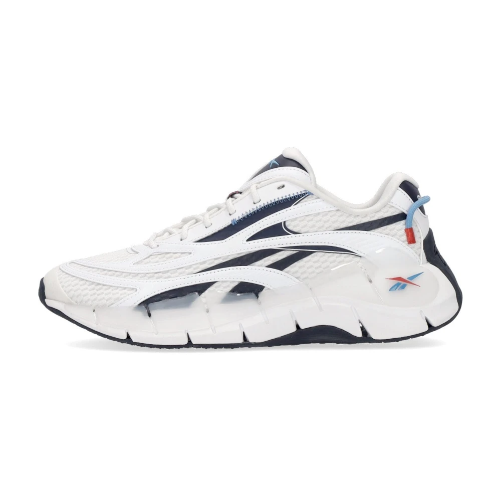 Reebok White Running Shoes, Male, 11 Uk, Zig Kinetica 2.5 Essential Blue Mens Low Shoe/Footwear While/Vector Navy