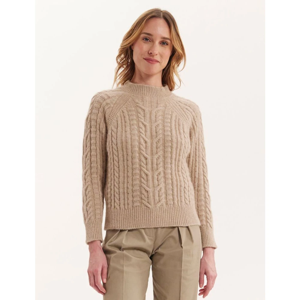 Ines De La Fressange Paris Louison beige jumper Louison beige trui Beige Dames