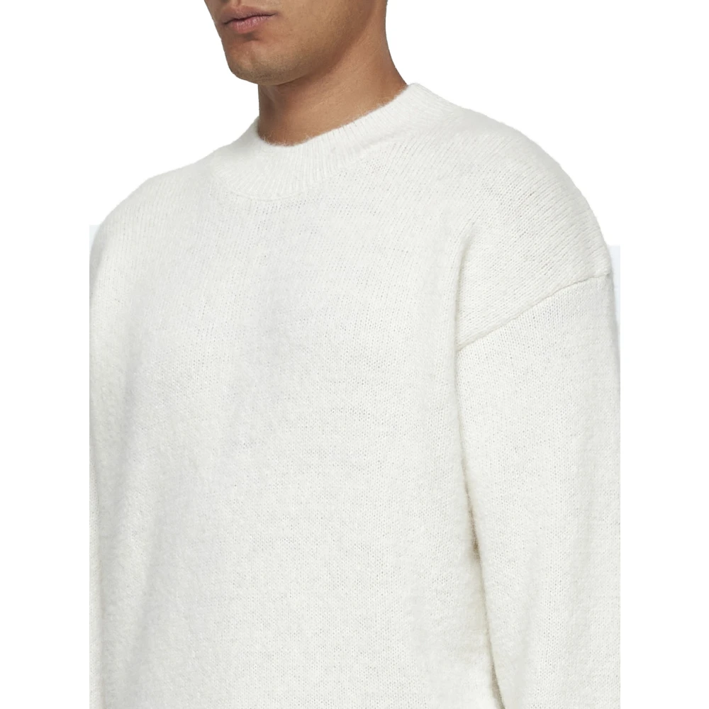 Jacquemus Beige Crew Neck Sweater Beige Heren