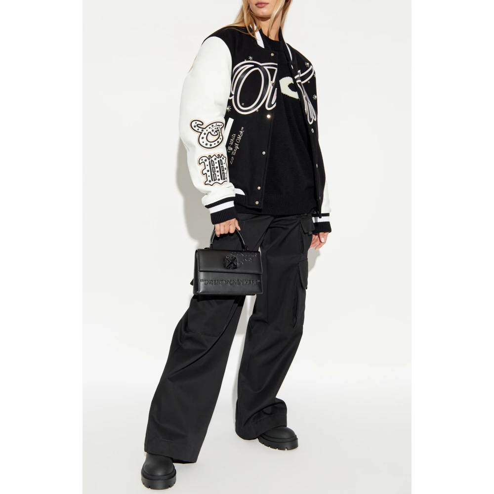 Off White Jas met logo Black Dames