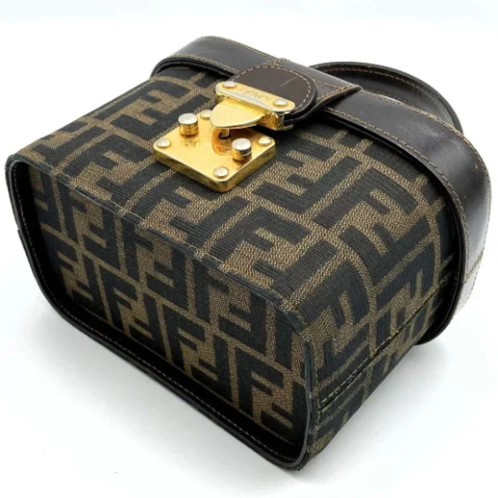 Fendi Vintage Pre-owned Leather fendi-bags Brown Dames