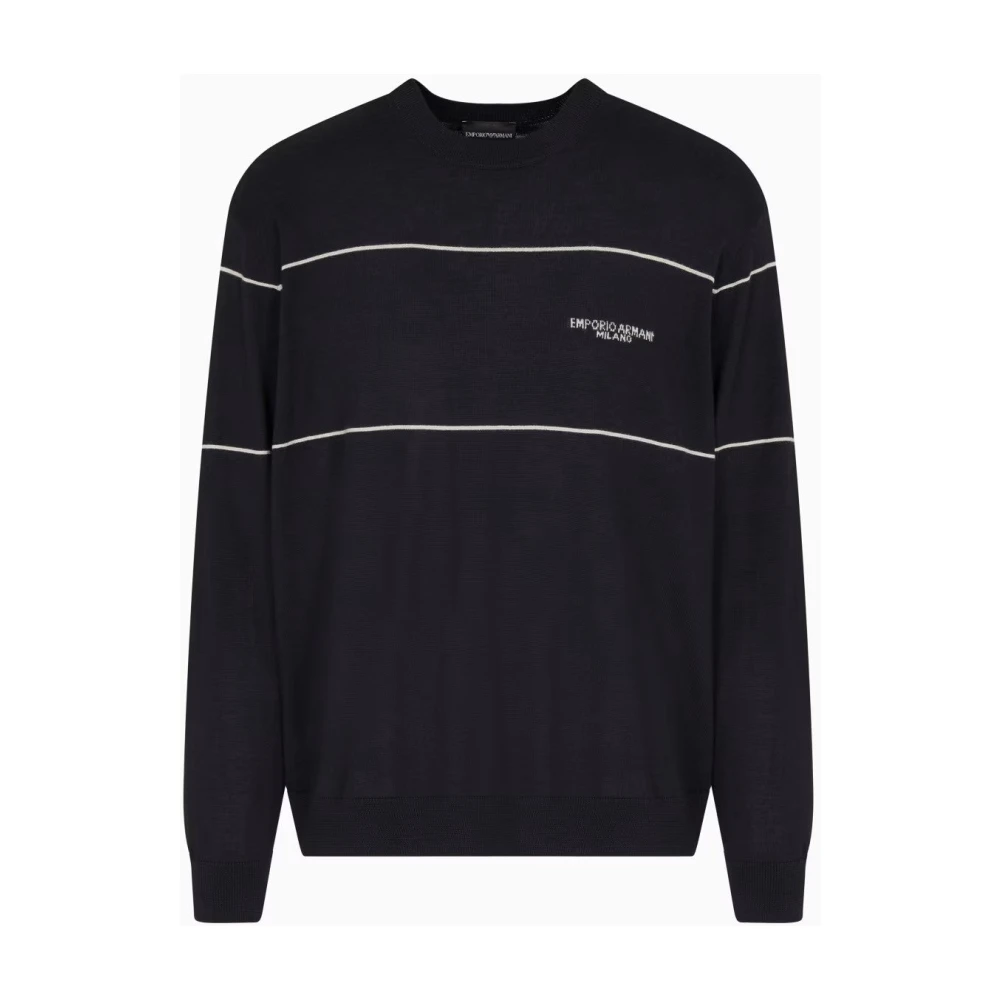 Emporio Armani Herren Blau Sweatshirts & Hoodies, Sgröße: