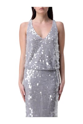 silver-sequin-v-neck-dress
