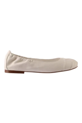 Beige Daisy Ballerinaskor för Kvinnor