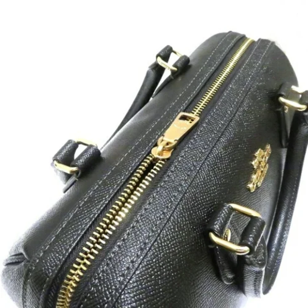 Coach Pre-owned Leather handbags Black Dames