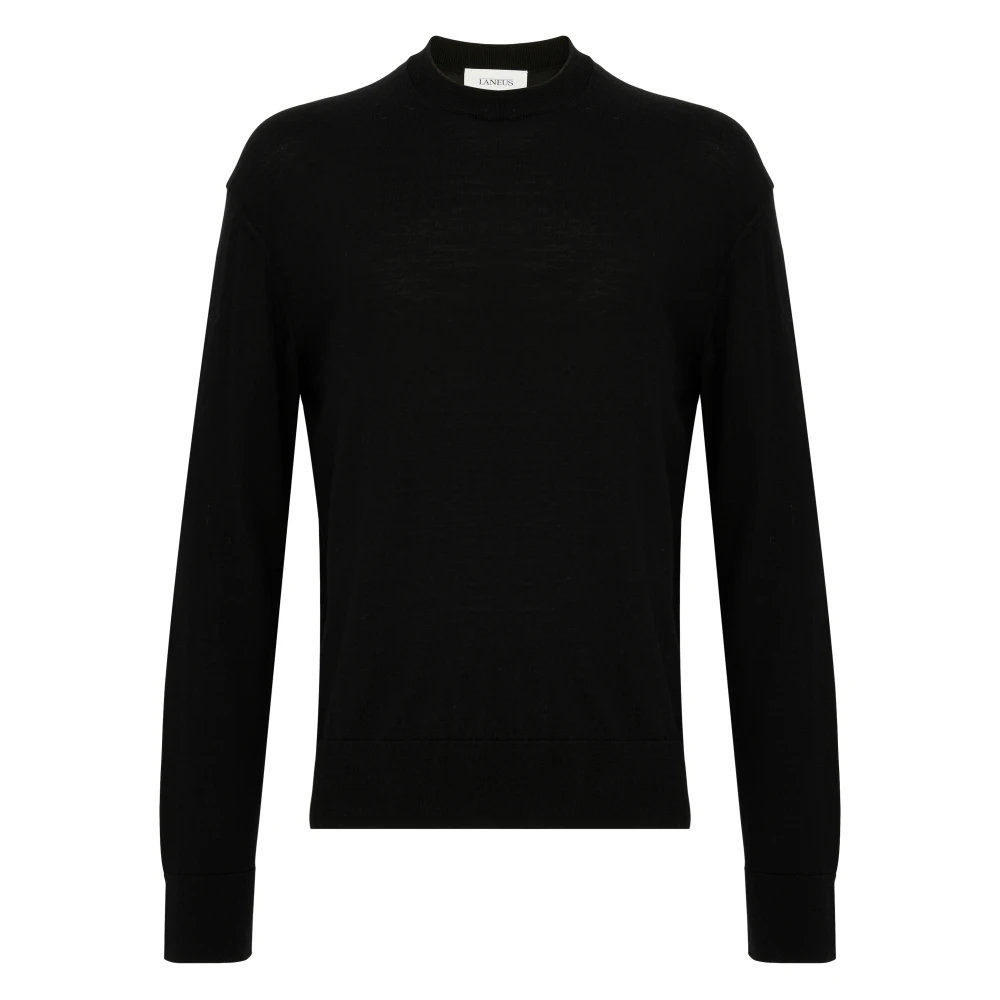 Laneus Kasjmier Sweater Nero Aw24 Black Heren