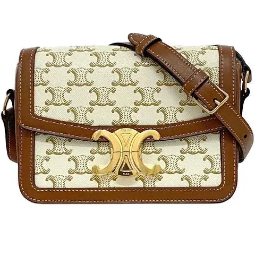 Celine Vintage Pre-owned Plastic celine-bags Brown Dames