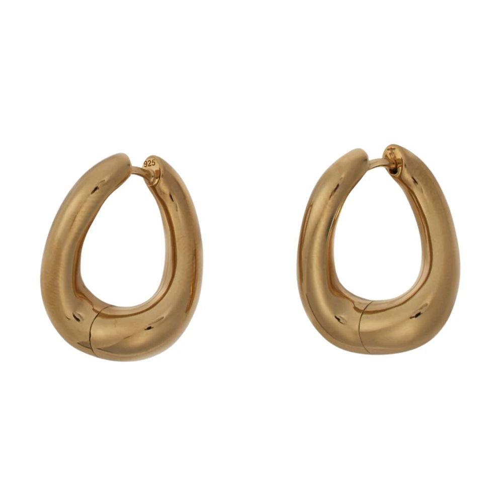 Tom Wood Women's Yellow Curved Twist Hoop Earrings Set