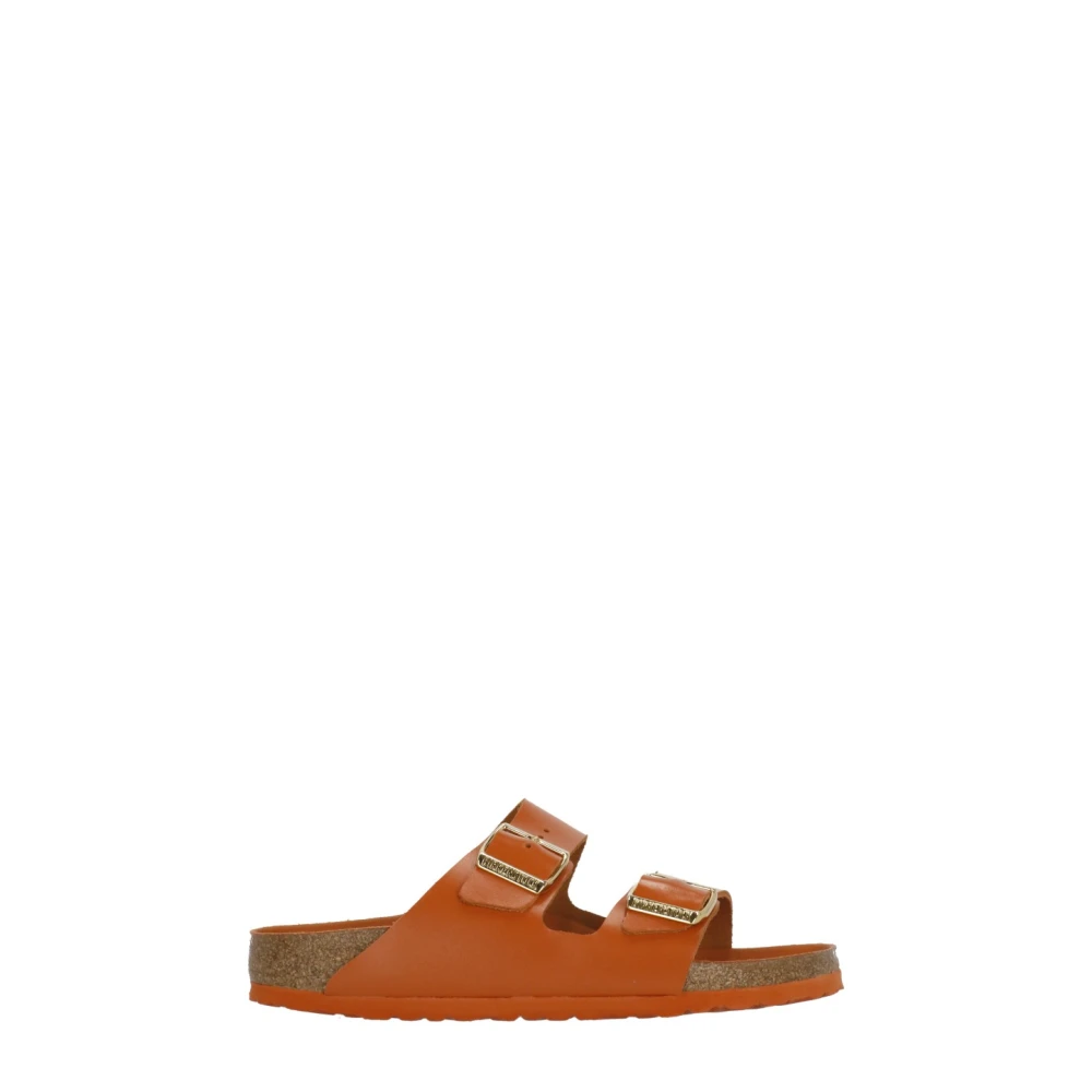 Birkenstock Women's Orange Sliders, 4 Uk, Arizona Narrow Fit