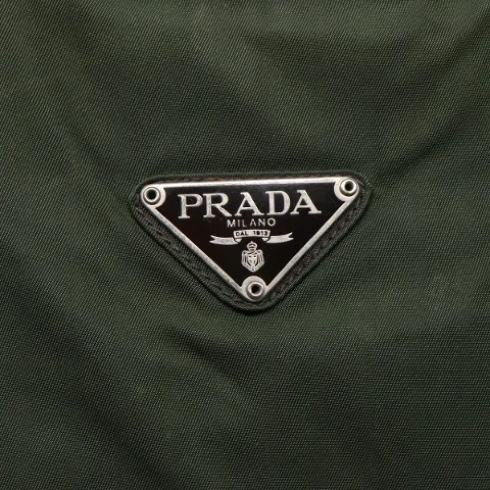 Prada Vintage Pre-owned Fabric prada-bags Green Dames