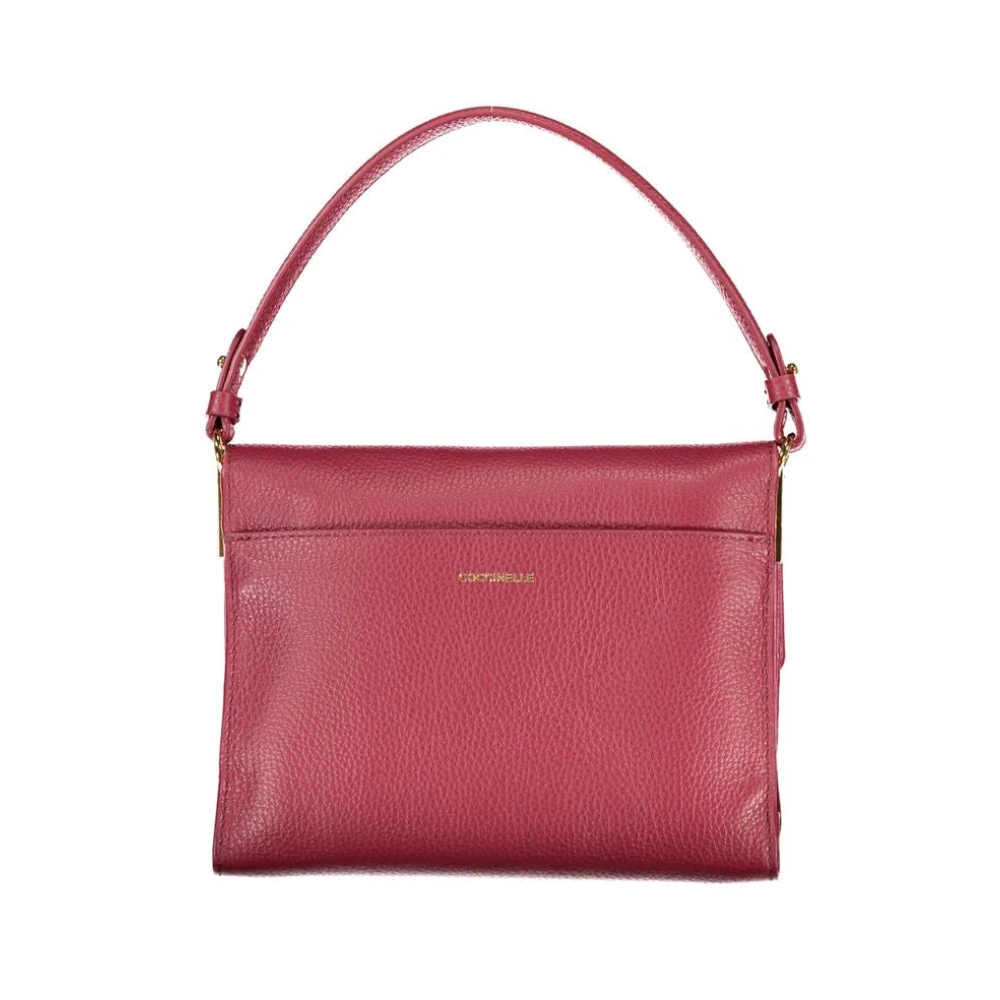 Coccinelle Rode Leren Handtas met Afneembare Schouderband Red Dames