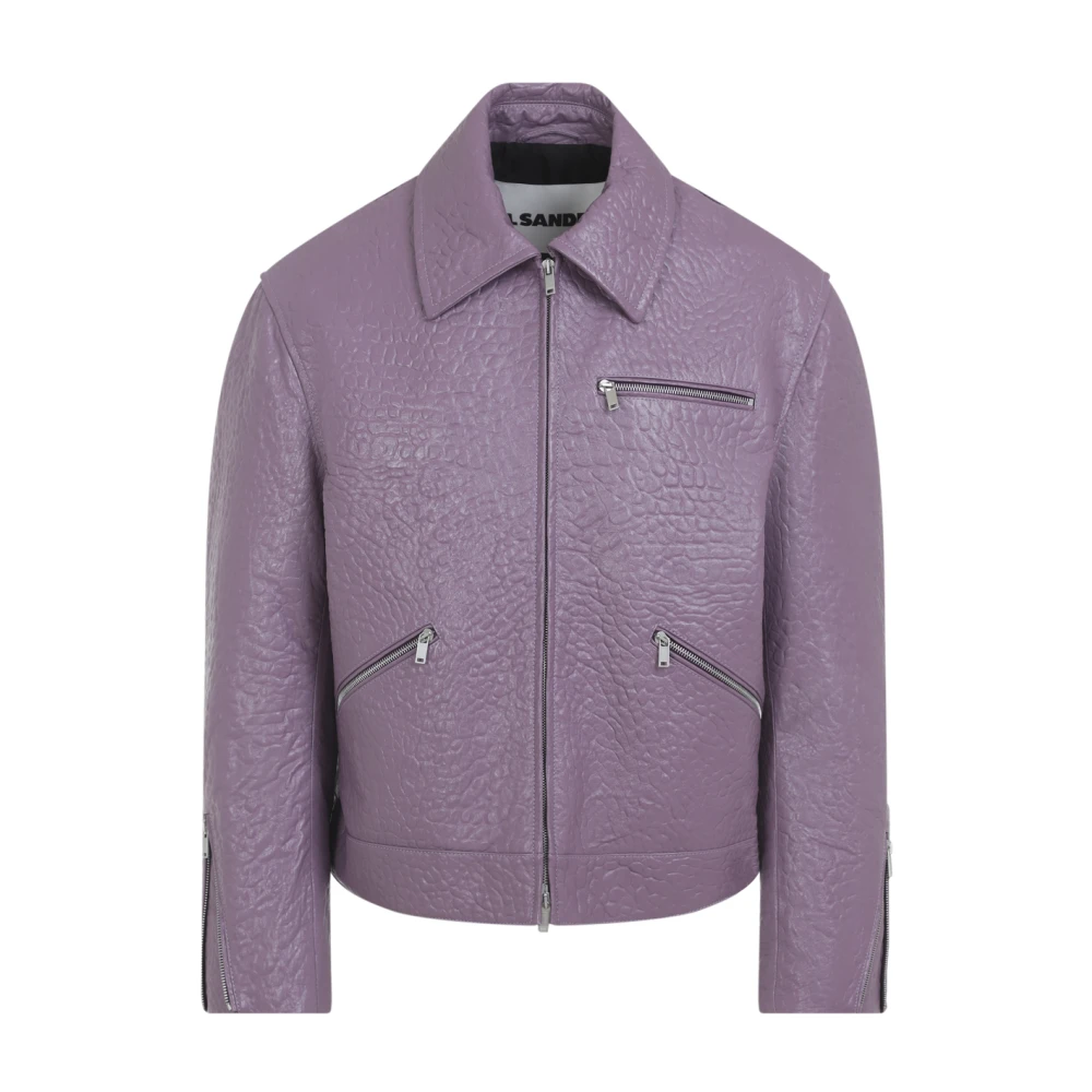 Jackets > Leather Jackets - - Jil Sander - Modalova