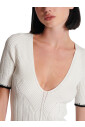 top-en-maille-col-v