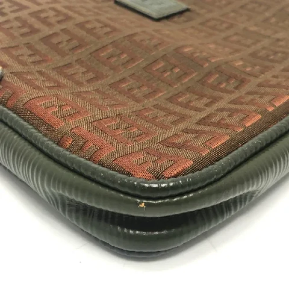 Fendi Vintage Pre-owned Fabric fendi-bags Brown Dames