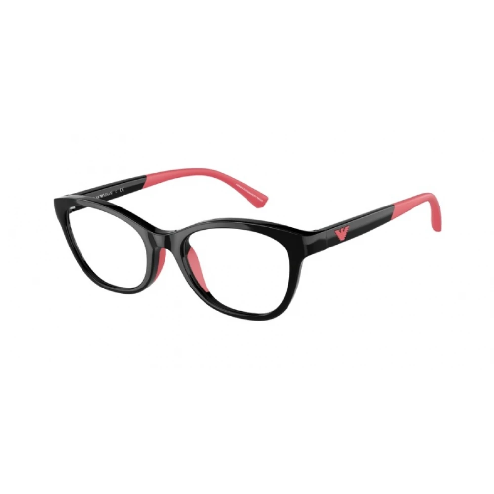 Emporio Armani Unisex Black Glasses,, Stylish Eyeglasses Medium